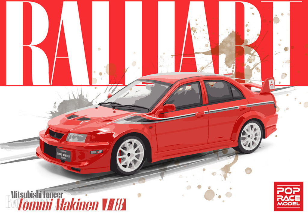 [Backorder] POPRACE 1:18 Mitshubishi Lancer Evolution 6.5 Tommi 