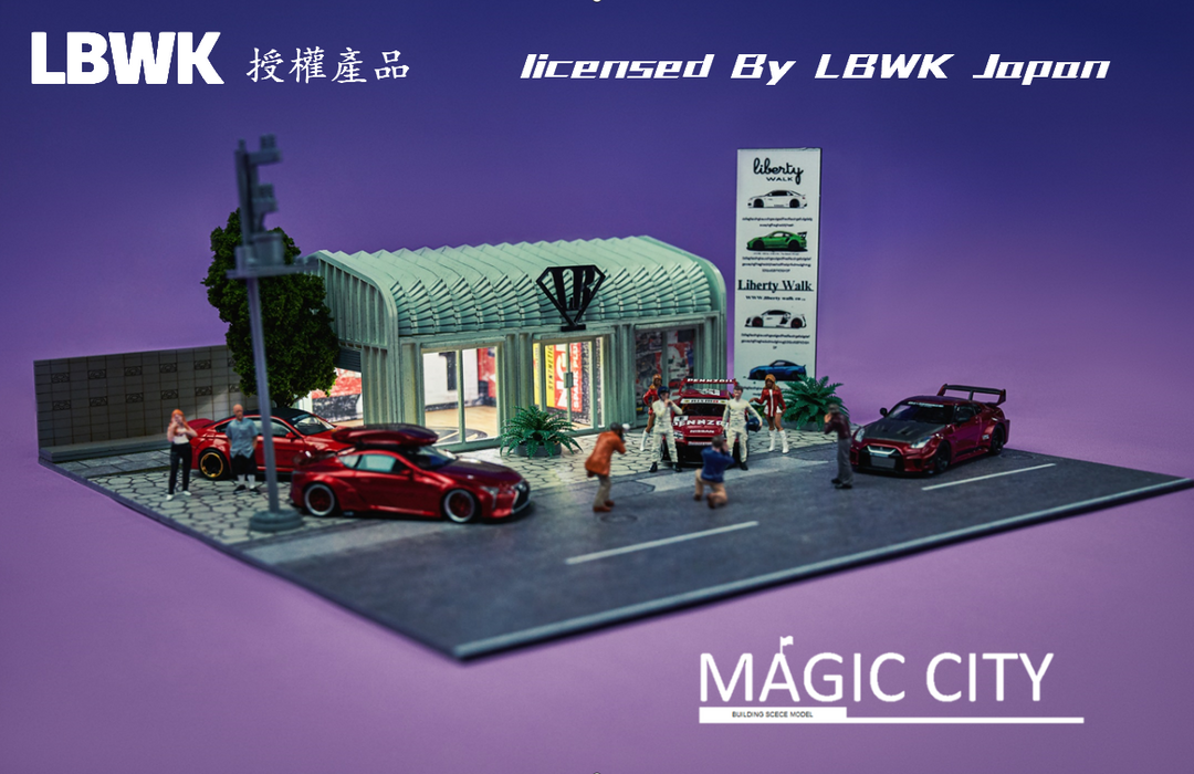 Magic City 1:64 Diorama Japan LBWK HQ White Spire Exhibition Hall