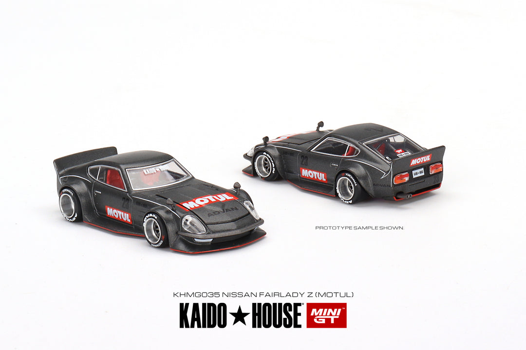 Kaido House + MINIGT 1:64 Datsun KAIDO Fairlady Z MOTUL Z V1 KHMG035