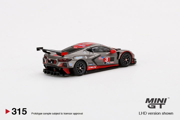 Mini GT 1:64 Chevrolet Corvette C8.R #3 Corvette Racing 2021 IMSA Sebring 12 Hrs LHD MGT00315-L  Rear