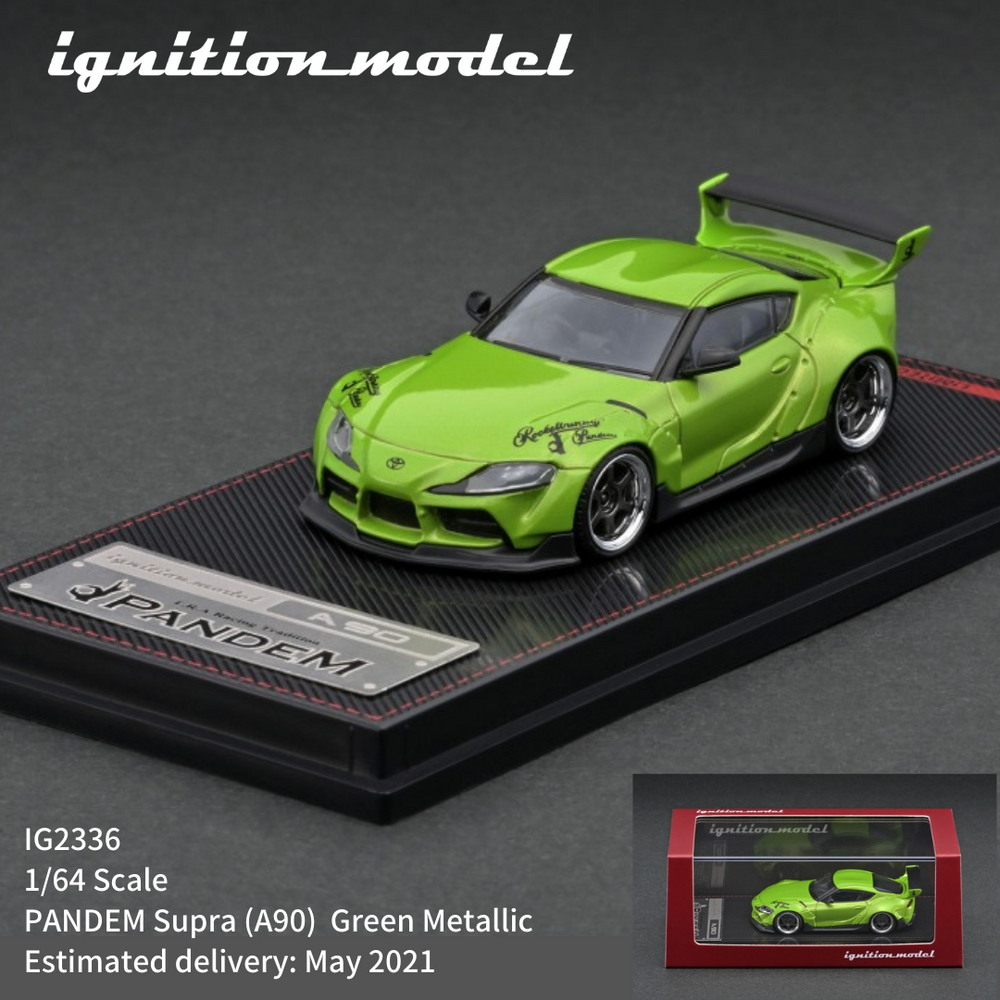 Ignition Model IG 1:64 PANDEM Supra (A90) Green Metallic IG2336