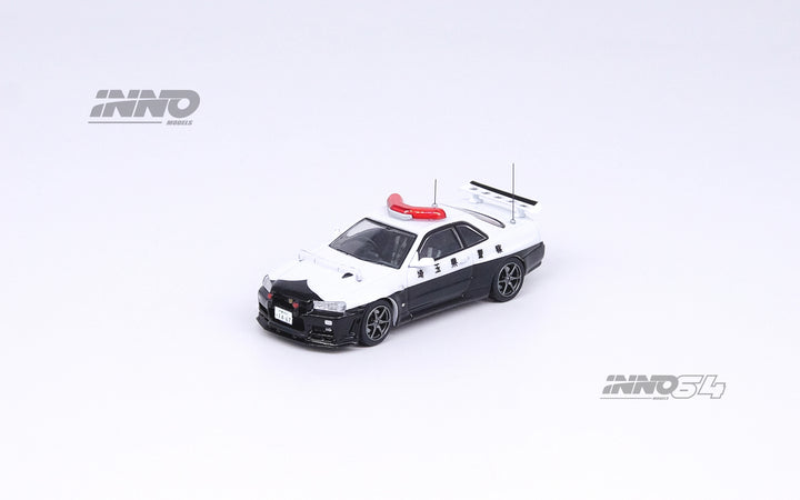 Inno64 1:64 Nissan Skyline GT-R (R34) Japanese Police Car IN64-R34-JPC