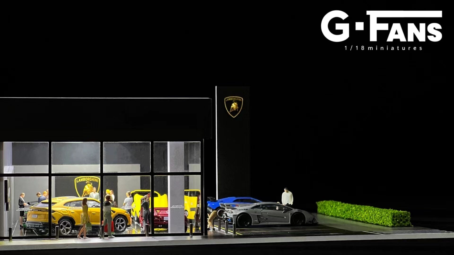 G.Fans 1:64 Diorama Lamborghini Display Center 710034 – Horizon 