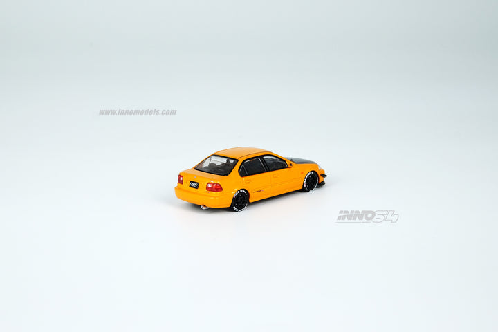 Inno64 1:64 Honda Civic Ferio Vi-RS "JDM MOD VERSION" Metallic Orange
