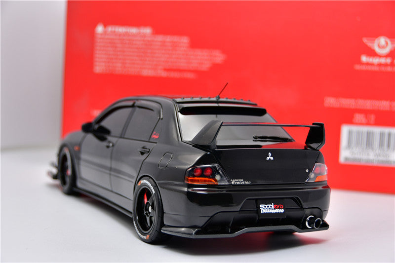 Super A 1:18 Mitsubishi Lancer Evolution EVO IX Metallic Black