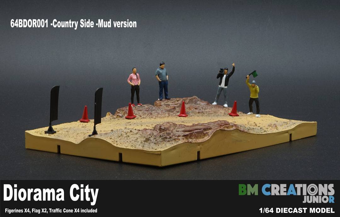 BM Creations 1:64 Diroma City Country Side Mud/Grass Version