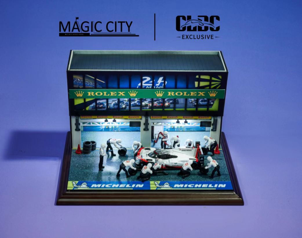 CLDC + Magic City 1:64 Diorama Le Mans Circuit P Room UN2204-64