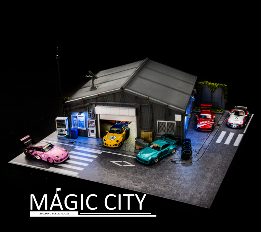 Magic City 1:64 Diorama Japan RWB Nakai House