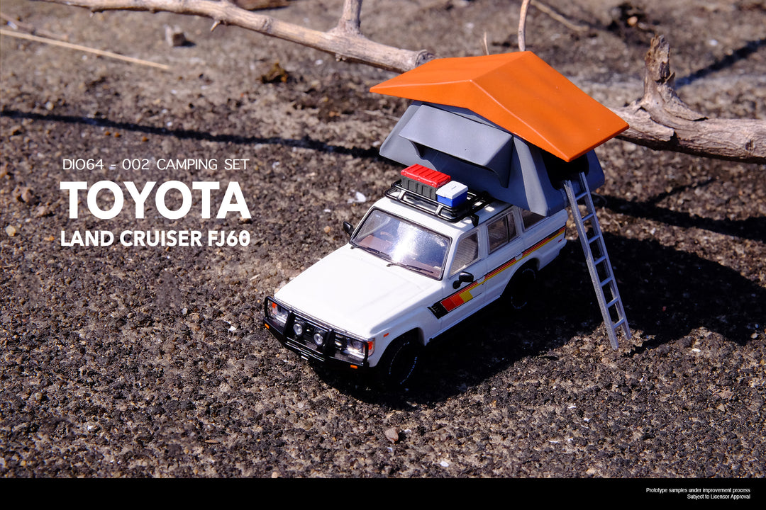 Inno64 1:64 Toyota Land Cruiser FJ60 Car Camping Diorama with Figures DIO64-002