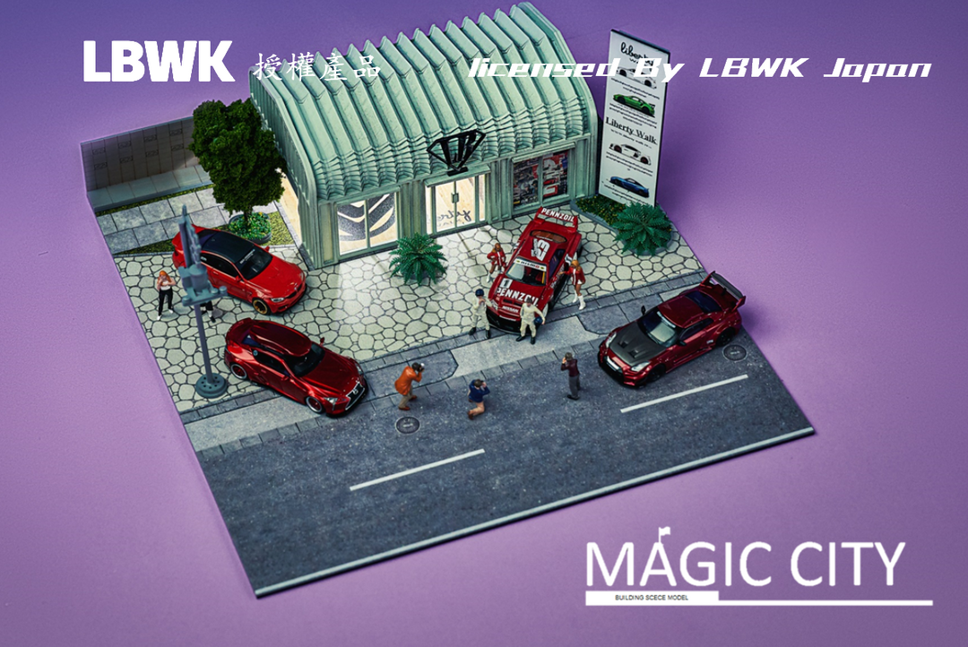 Magic City 1:64 Diorama Japan LBWK HQ White Spire Exhibition Hall