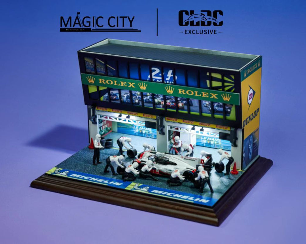 CLDC + Magic City 1:64 Diorama Le Mans Circuit P Room UN2204-64