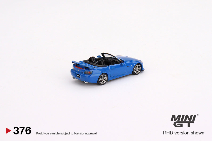 Mini GT 1:64 Honda S2000 (AP2) Type S Apex Blue MGT00376-R RHD Rear