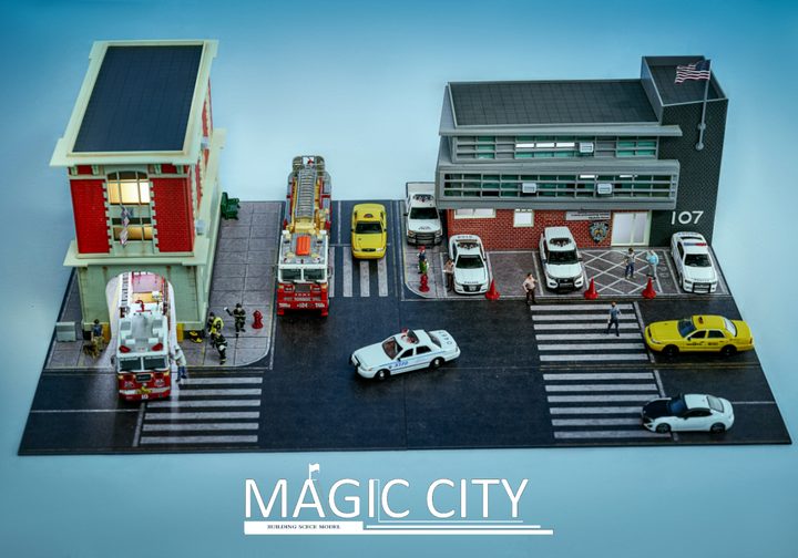 Magic City 1:64 US Diorama Full Set US0001/2FULL