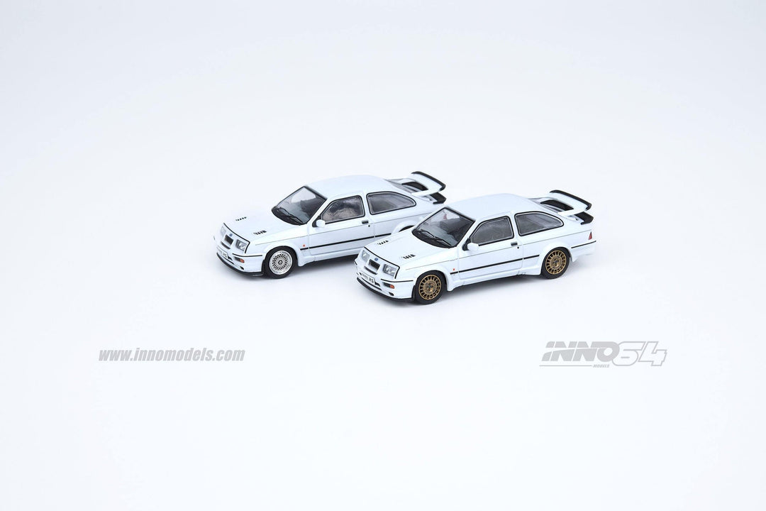 INNO 64 FORD SIERRA RS500 COSWORTH 1986 Diamont White IN64-RS500-DIWH