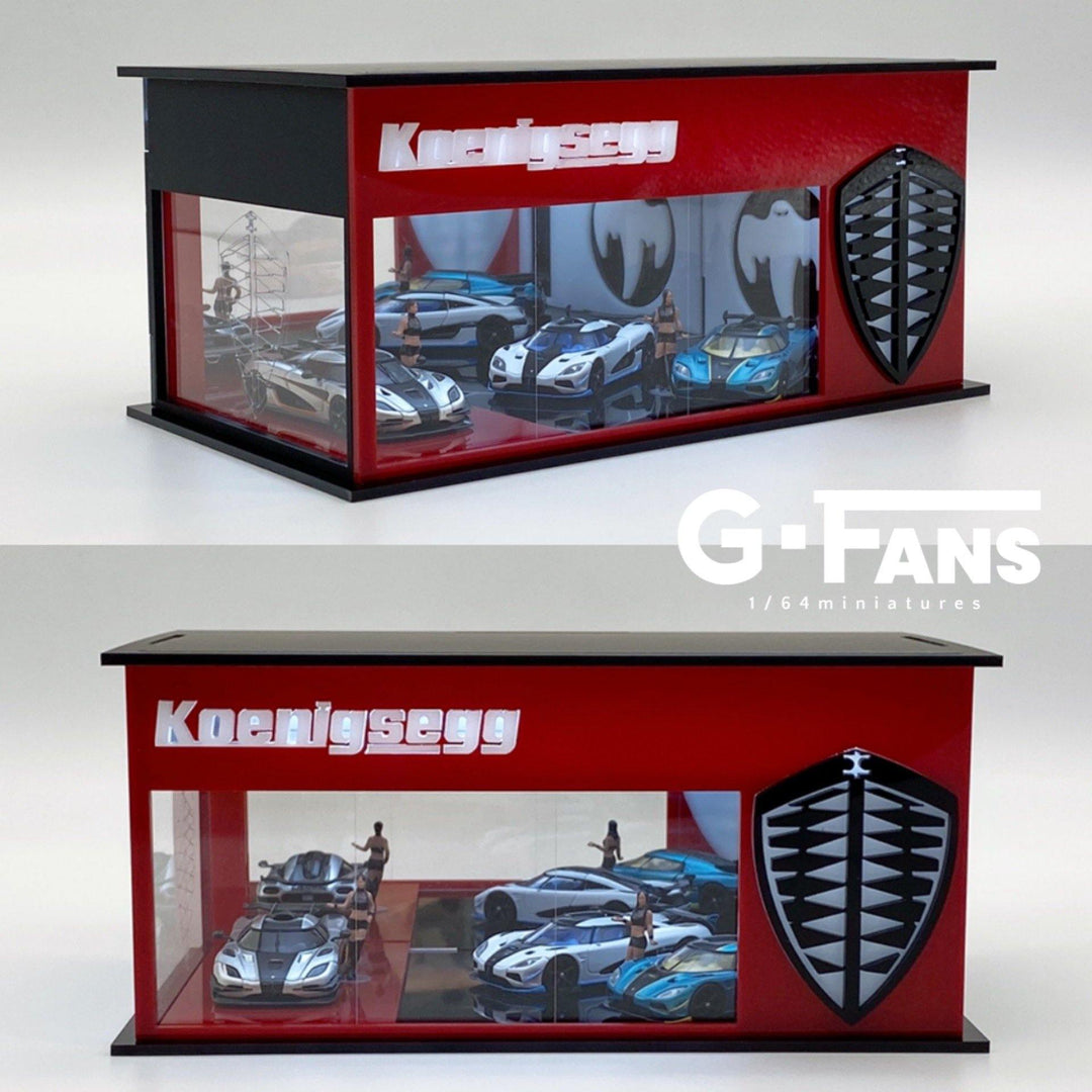 G.Fans 1:64 Diorama Koenigsegg Exhibition Museum - Horizon Diecast