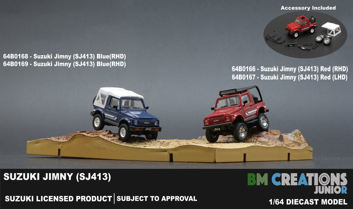 BM Creations 1:64 Suzuki Jimny SJ413 (5 Variant)