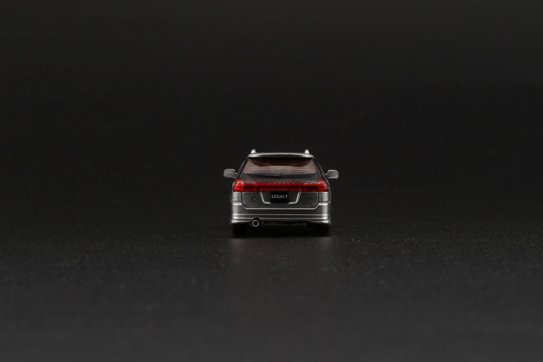 BM Creations 1:64 Subaru 2002 Legacy E-tune II Silver LHD