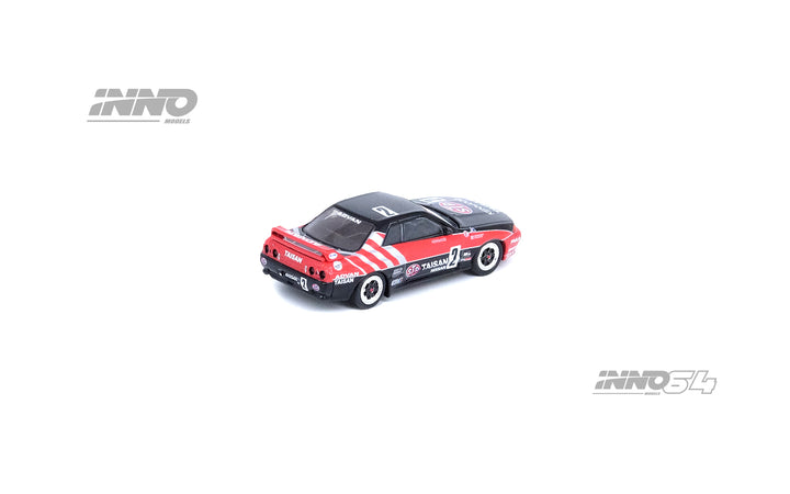 Inno64 1:64 Nissan Skyline GT-R (R32) #2 "Team TAISAN" JTCC 1992 IN64-R32-TS92 Rear