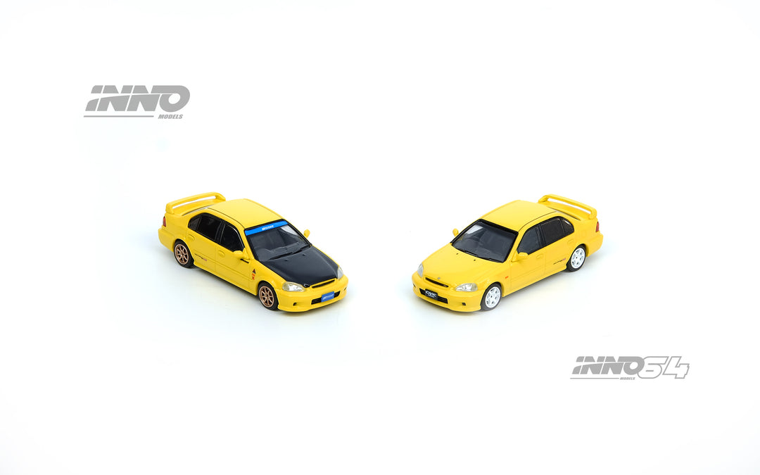 Inno64 1:64 Honda Ferio Vi RS Phoenix Yellow Jdm Mod Version IN64-EKS-YEL