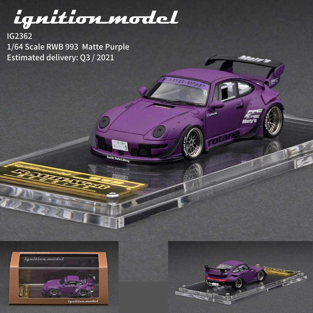 Ignition Model IG 1:64 RWB 993 Matte Purple