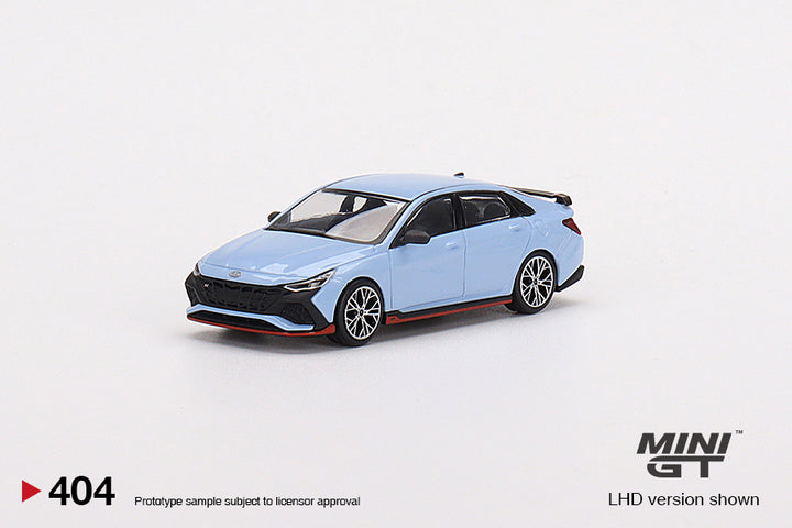 Mini GT 1:64 Hyundai Elantra N Performance Blue LHD MGT00404