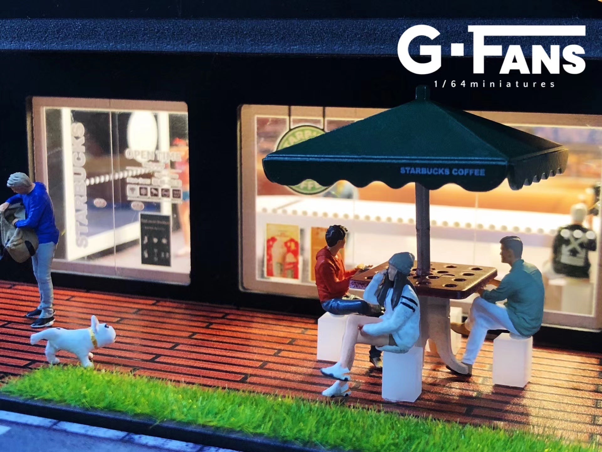 G.Fans 1:64 Starbucks Building Diorama Model 710025 – Horizon Diecast