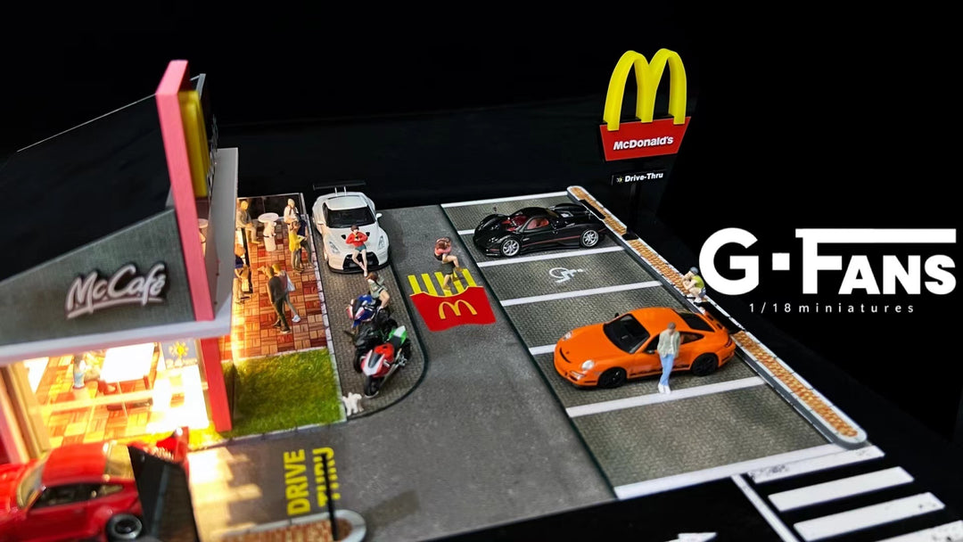 [Preorder] G.Fans 1:64 Diorama McDonald's Building