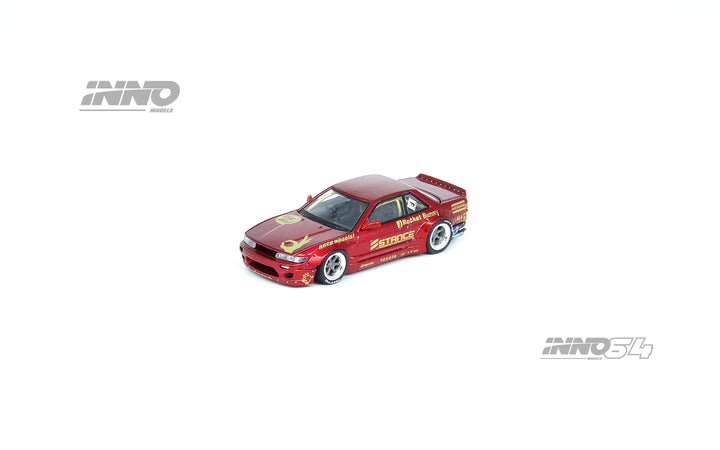 Inno64 1:64 Nissan Silvia S13 (V2) PANDEM / ROCKET BUNNY Red Metalic IN64-S13V2-RED