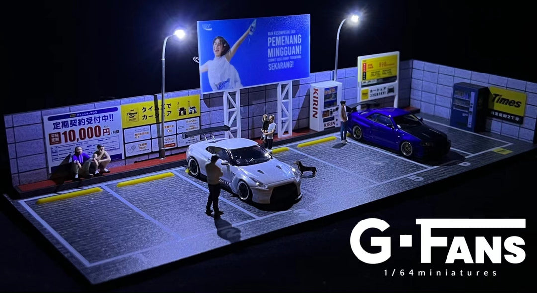 G.Fans 1:64 Diorama Japanese Building Scene Model