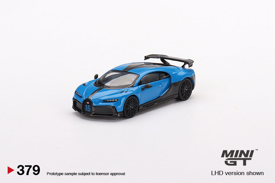 Mini GT 1:64 Bugatti Chiron Pur Sport Blue LHD MGT00379-CH