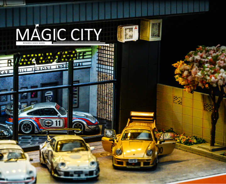 [PREORDER] Magic City 1:64 RWB Museum Diorama Model (rerelease)