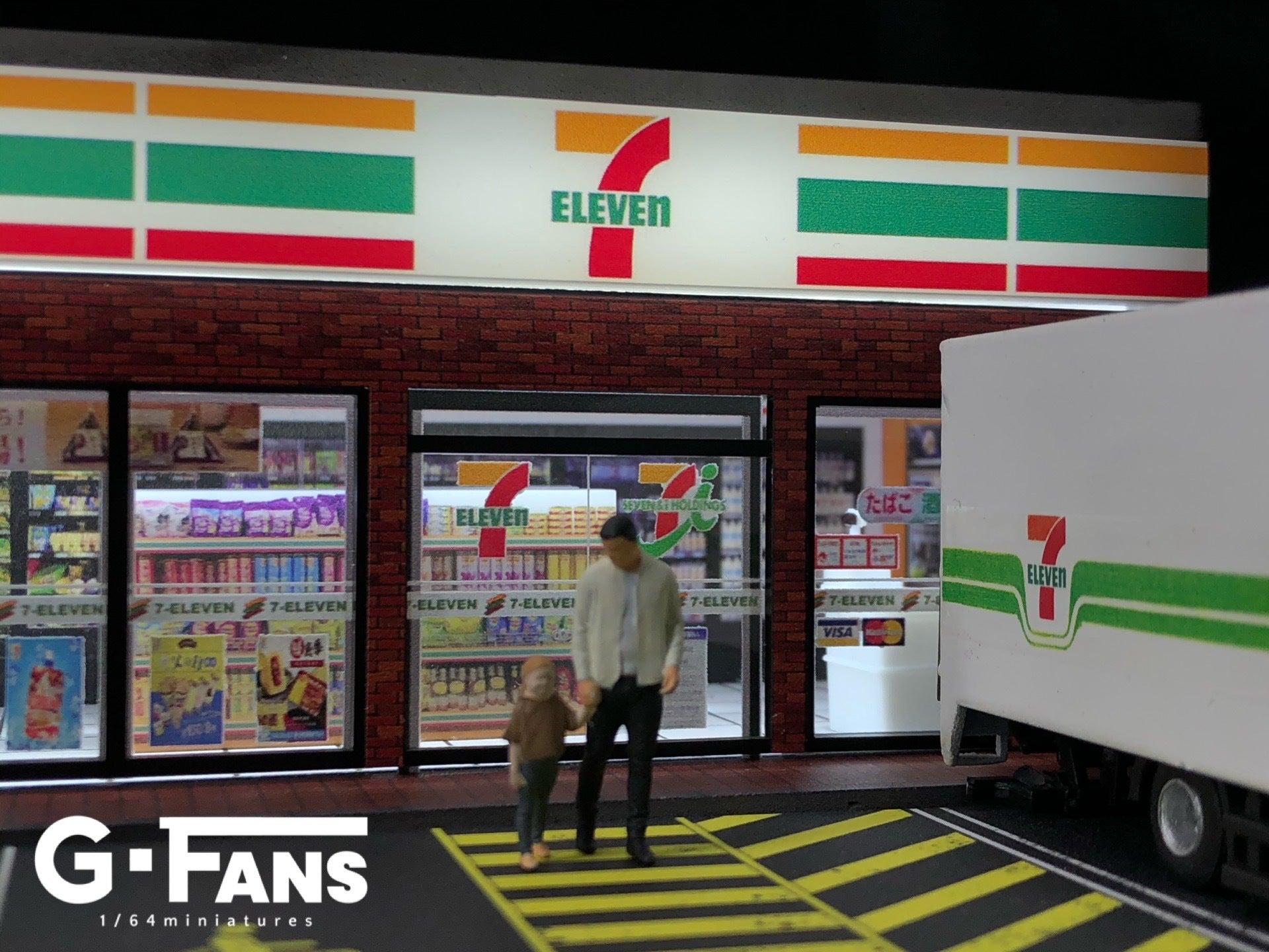 Preorder] G.Fans 1:64 7-Eleven Diorama – Horizon Diecast