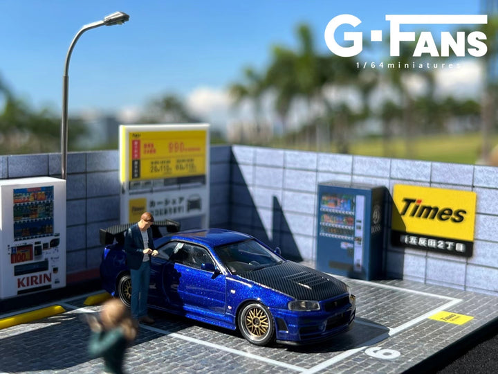 G.Fans 1:64 Diorama Japanese Building Scene Model