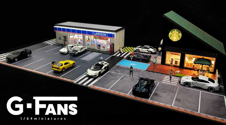 [Preorder] G.Fans 1:64 Starbucks Building Diorama Model