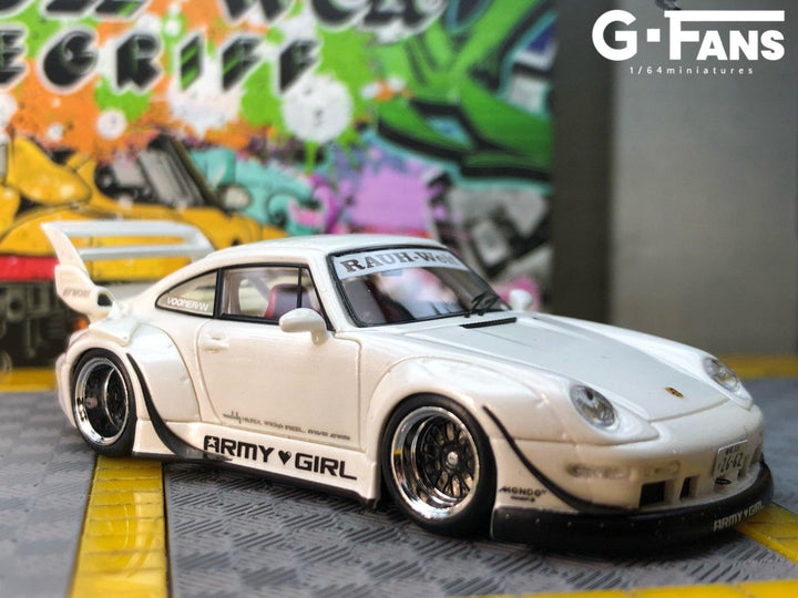 [Preorder] G.FANS 1:64 Diorama Porsche Car Service Center - Horizon Diecast