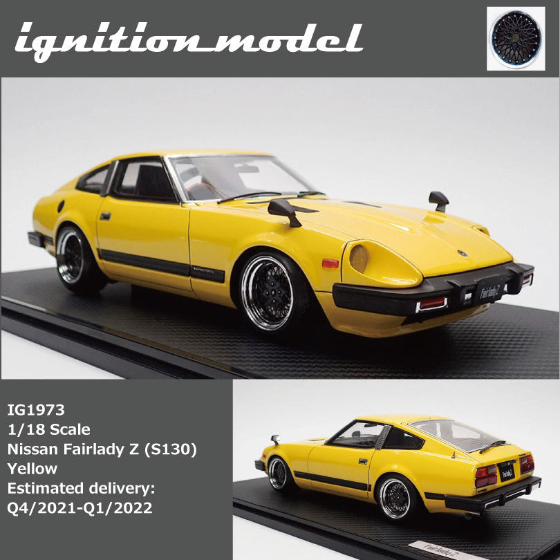 [Preorder] Ignition Model 1:18 Nissan Fairlady Z (S130) Yellow