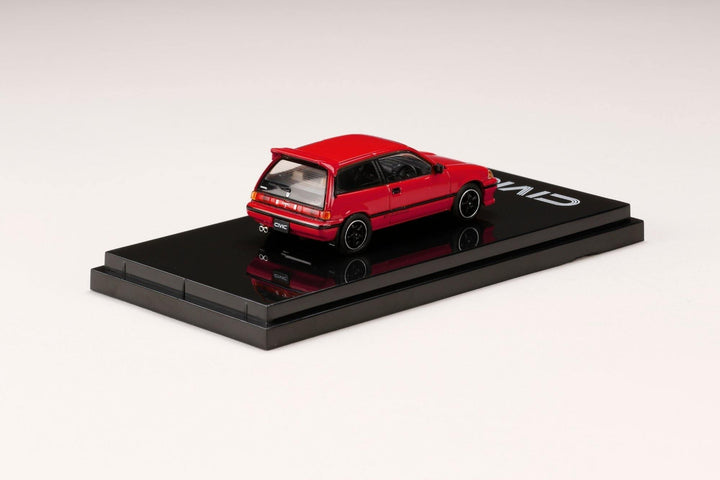Hobby Japan 1:64 Honda Civic Si (AT) 1984 Customized Version Red Rear Back