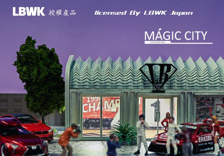 Magic City 1:64 Diorama Japan LBWK HQ White Spire Exhibition Hall