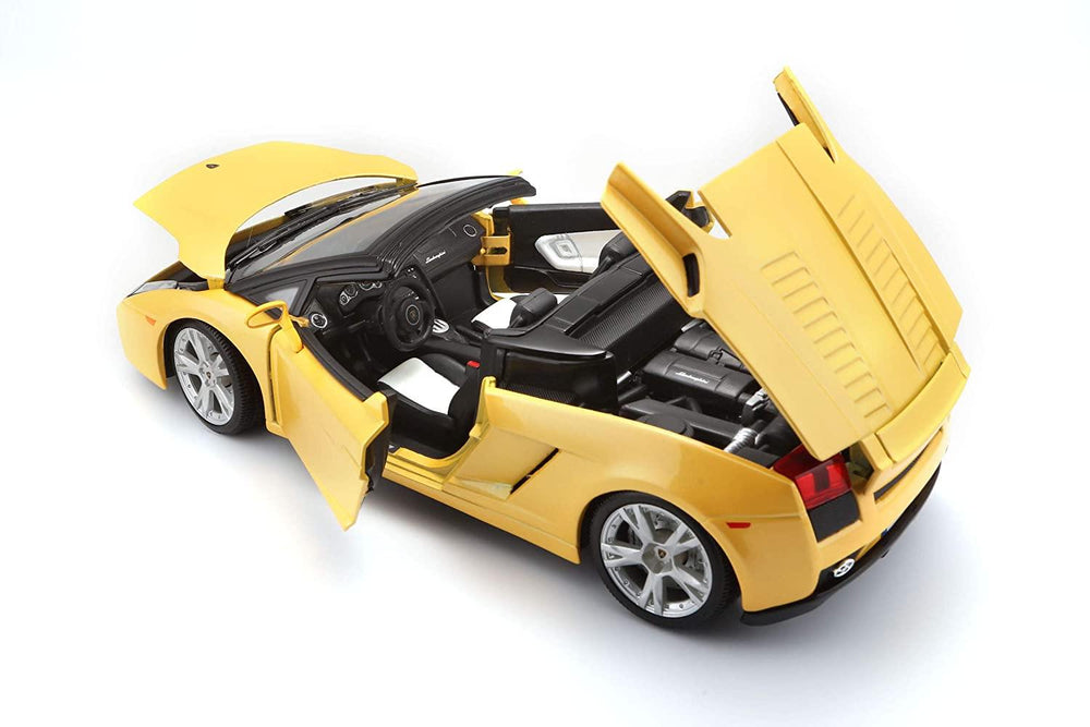 Bburago 1:18 Lamborghini Gallardo Spyder Yellow - Horizon Diecast