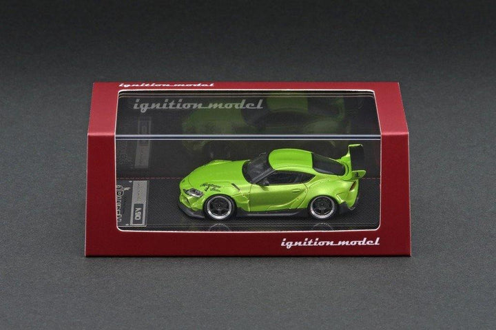 Ignition Model IG 1:64 PANDEM Supra (A90) Green Metallic IG2336 Side Box