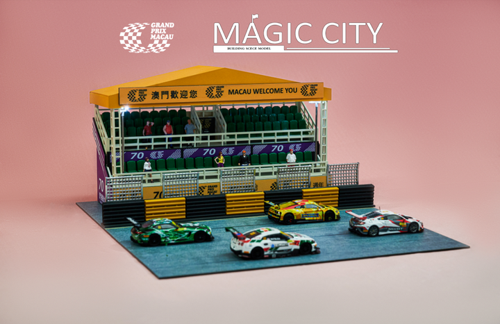 [Preorder] Magic City 1:64 Macau Grand Prix 70th Anniversary Edition Spectator Stand