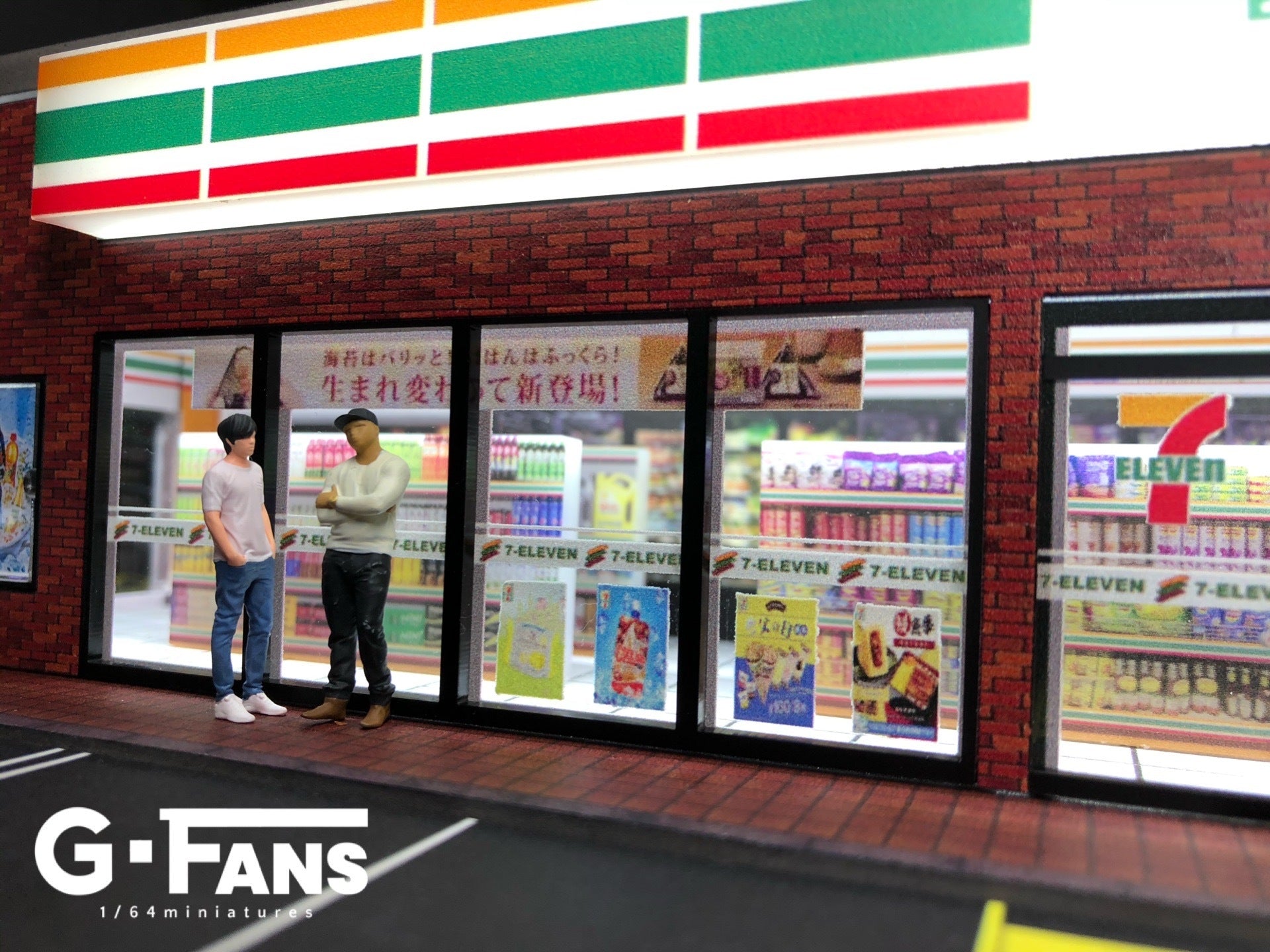 Preorder] G.Fans 1:64 7-Eleven Diorama – Horizon Diecast