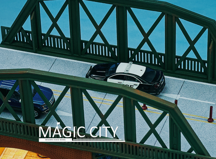 Magic City 1:64 Diorama American Street Scene - American Steel Bridge