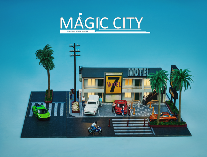 Magic City 1:64 Diorama American Street Scene - Motel