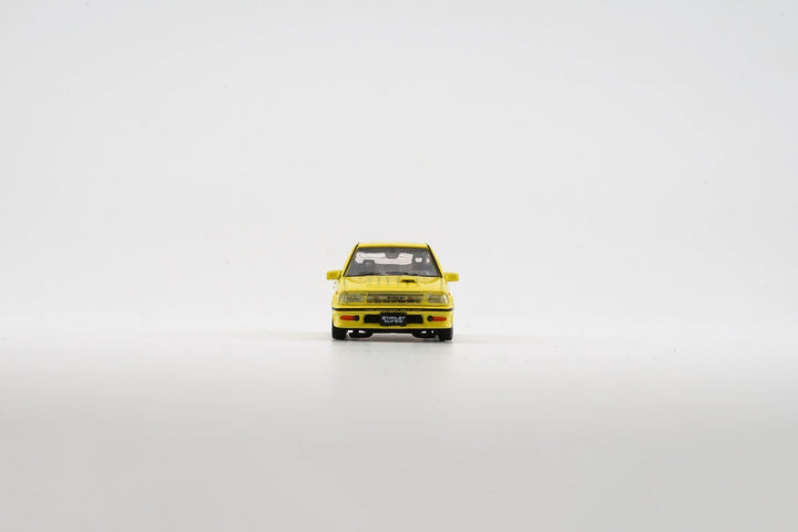 BM Creation 1:64 Toyota Starlet Turbo S 1988 EP71 Yellow RHD