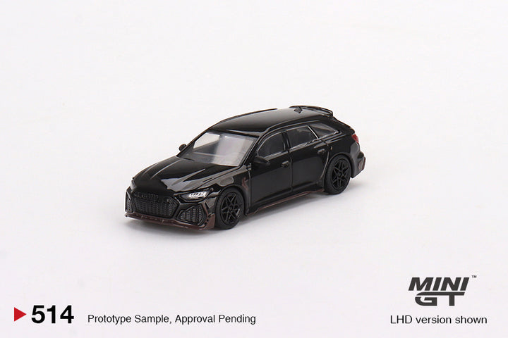 Mini GT 1:64 Audi RS6 Johann ABT Signature Edition Black MGT00514