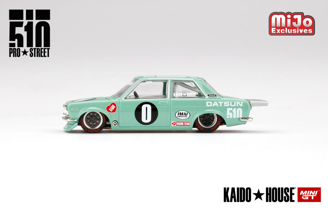 Kaido House x Mini GT 1:64 Datsun 510 Pro Street KDO510 LHD KHMG008 Side
