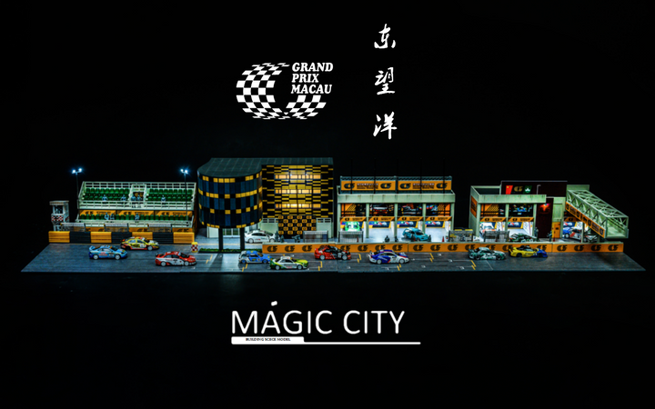 Magic City 1:64 Macau Grand Prix Guia Circuit Full Set