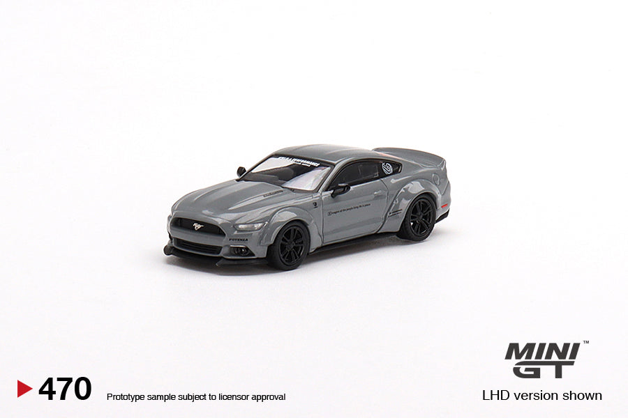 Mini GT 1:64 Ford Mustang GT LB-Works Grey MGT00470