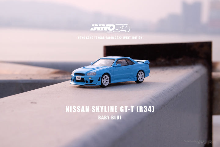 Inno64 1:64 Nissan Skyline R34 Baby Blue IN64-R34-BBBL